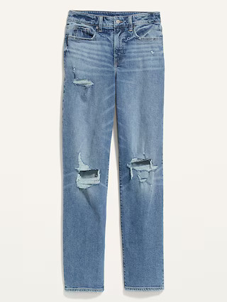 High-Waisted OG Loose Ripped Jeans for Women | Old Navy (US)