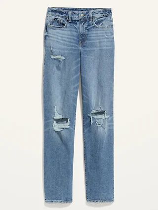 High-Waisted O.G. Loose Ripped Jeans for Women | Old Navy (US)