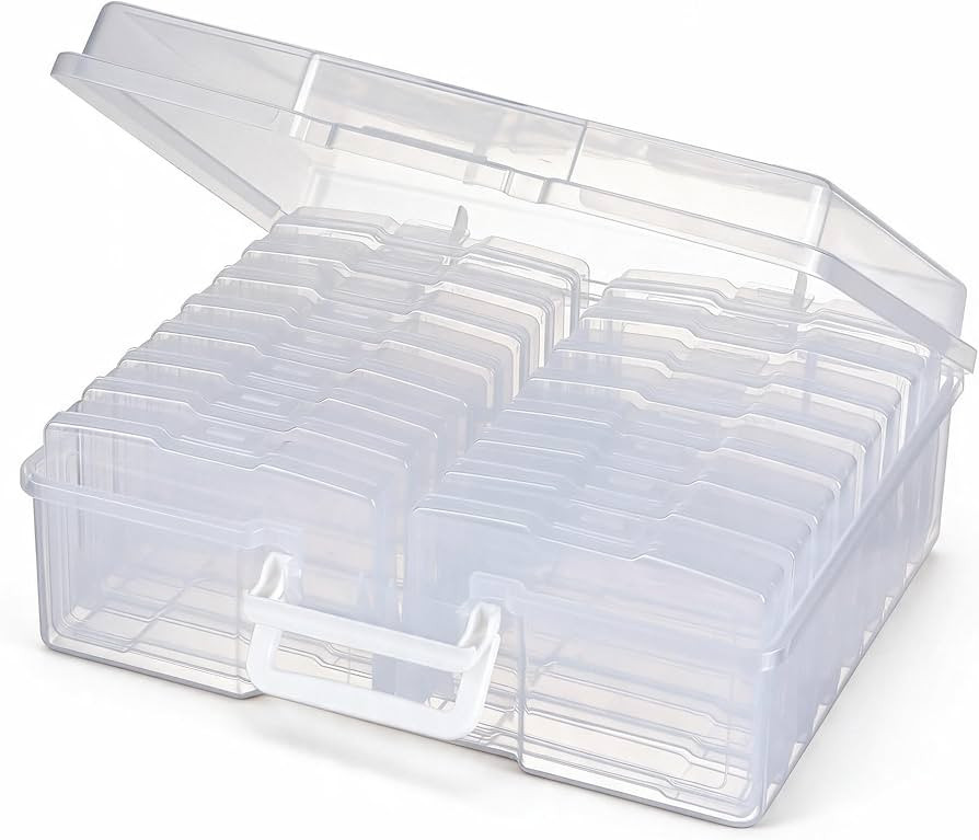 novelinks Photo Storage Box and 16 Inner 4" x 6" Photo Storage Containers | Amazon (US)