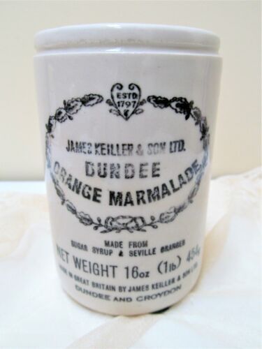 James Keiller & Son Dundee Orange Marmalade Stoneware Crock Jar  | eBay | eBay US