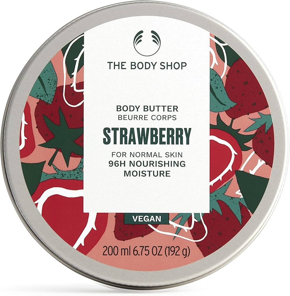 The Body Shop Strawberry Body Butter, 6.75 Oz | Amazon (US)