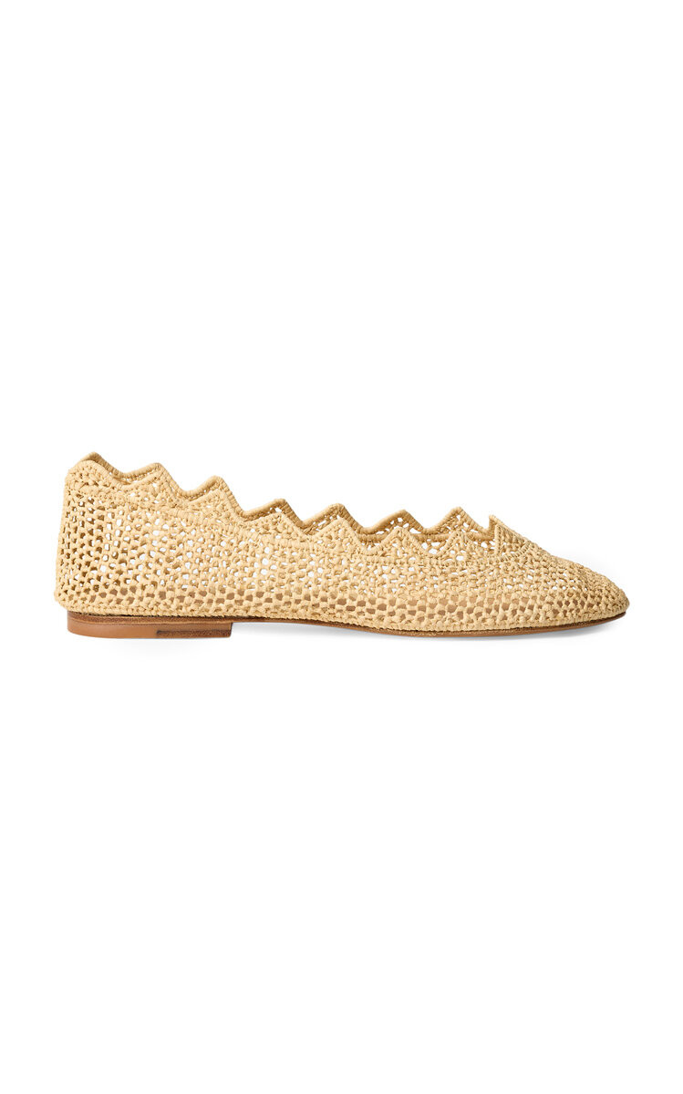 Harper Rafia Ballet Flats | Moda Operandi (Global)