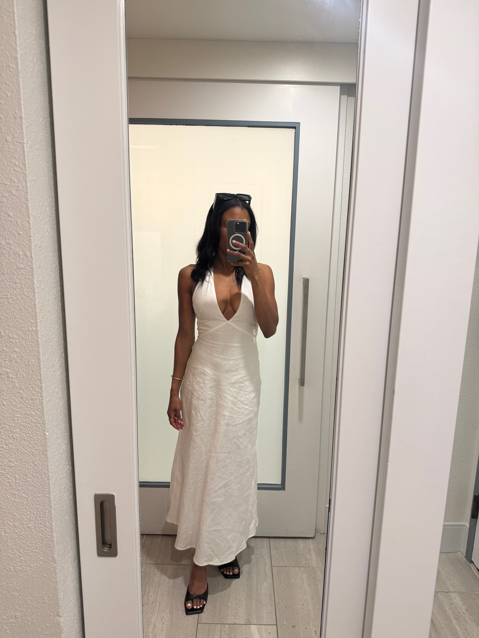 This linen maxi dress was perfect for night two in Miami. I had a delicious dinner at Carbone.

#LTKgrwm #LTKootd #LTKPetite