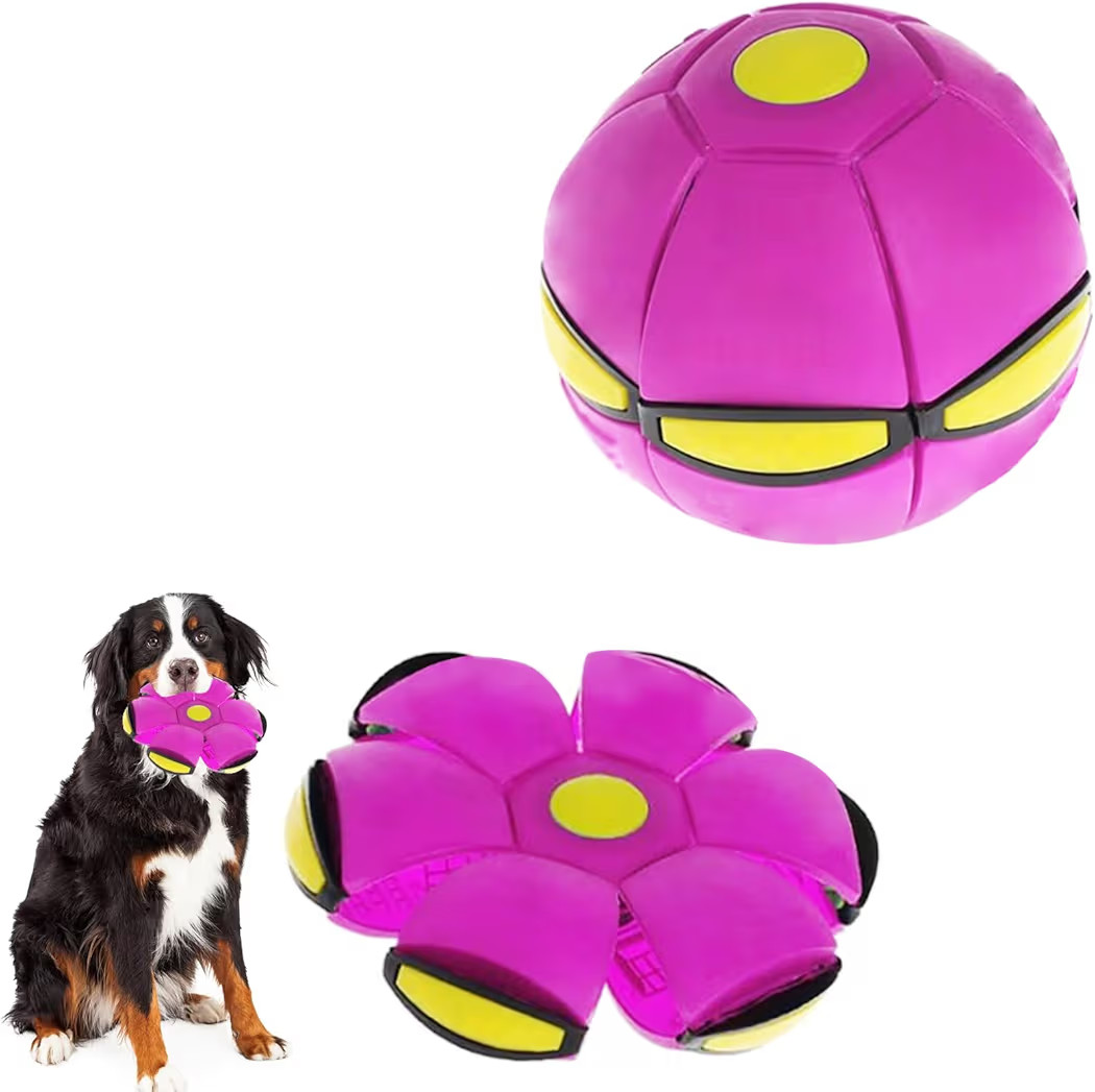 UFO Stomp Magic Ball, Portable Pet Toy, Flying Saucer Balls, Creative Doggy Disc Ball, Decompress... | Amazon (US)