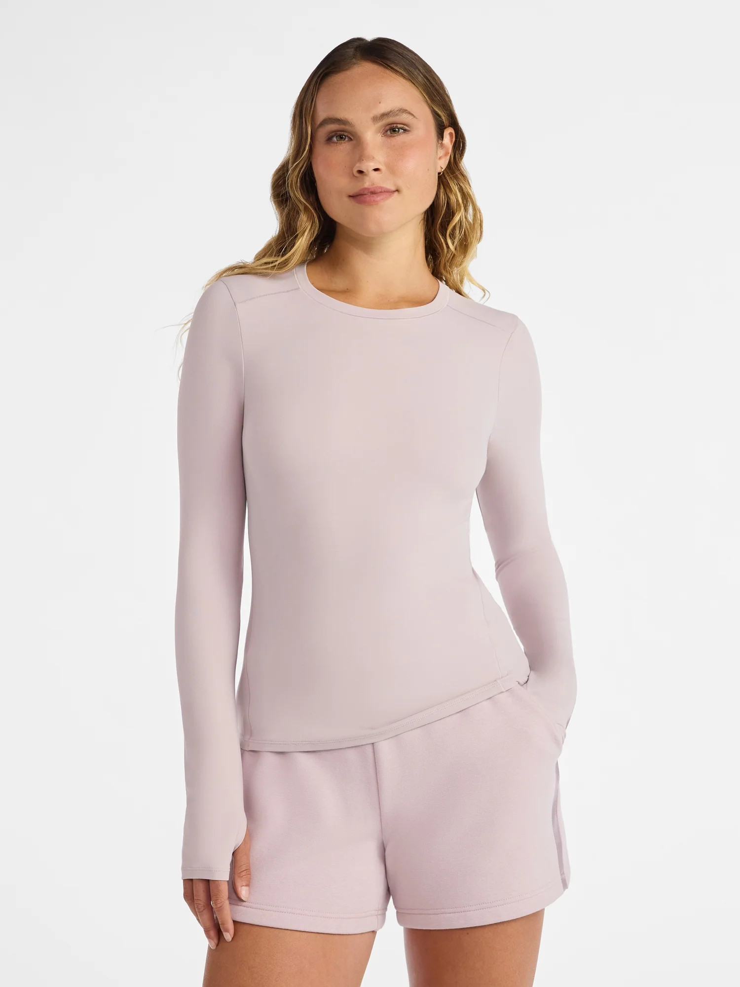 Avia Women's and Women’s Plus SoftSculpt Tee with Long Sleeves, Sizes XS-4X | Walmart (US)