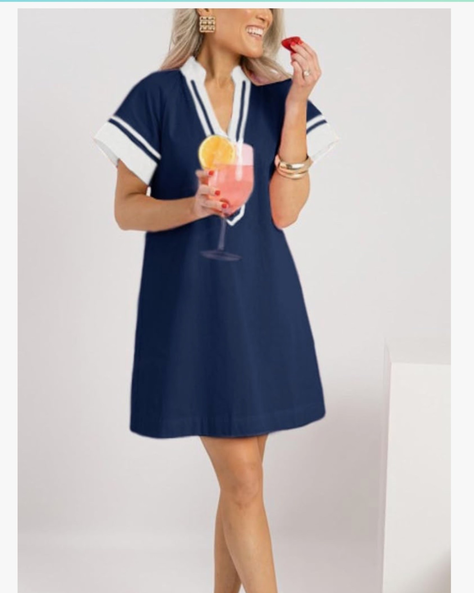 My friend was wearing this dress tonight and it was absolutely darling.  I will be buying it in multiple colors!  #tuckernuckinspired #toryburchinspired #linendress