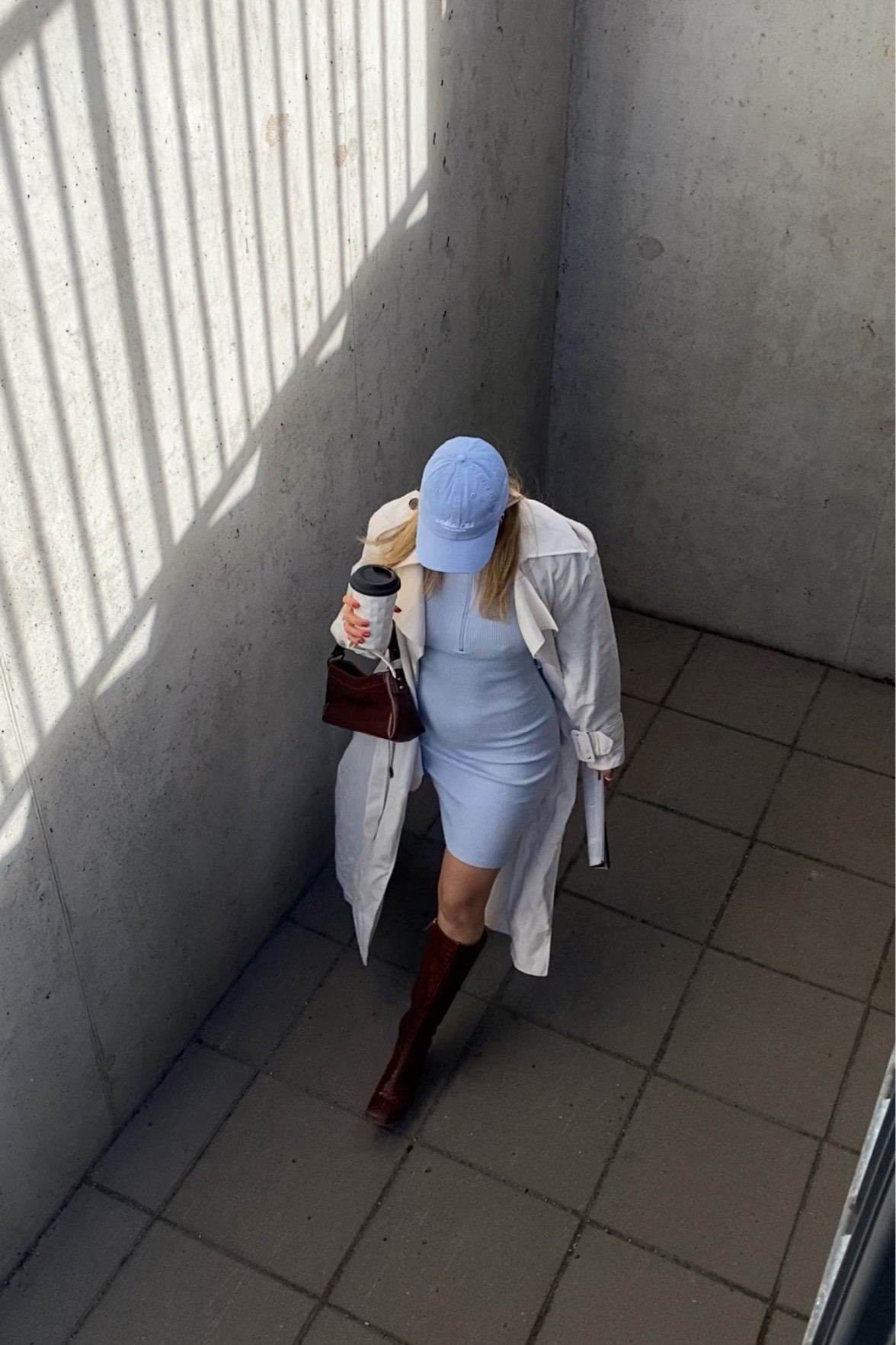 Baby blue summer outfit