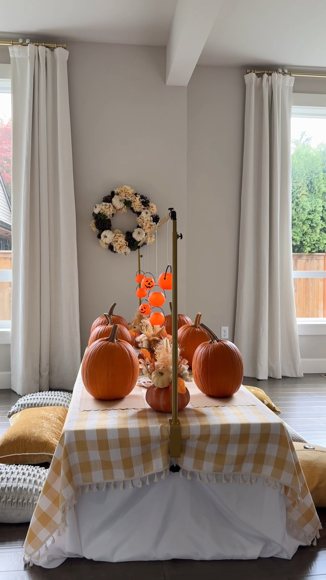 MESS-FREE PUMPKIN DECORATING 🎃✨
We hosted a neighborhood fall party and I wanted the kids to decorate pumpkins without the big paint + carving mess. So I set up a simple but super cute crafting table with stickers and temporary tattoos. The kids loved it and clean up was so easy!

Tabletop decor, placemat paper, balloon kit, ghost bowl, Halloween stickers and tattoos, tray, popcorn boxes, over the table rod, pumpkin bucket, storage box, table cloth, checkered tablecloth, dress, foldable table 

#LTKHalloween #LTKHome #LTKFindsUnder100