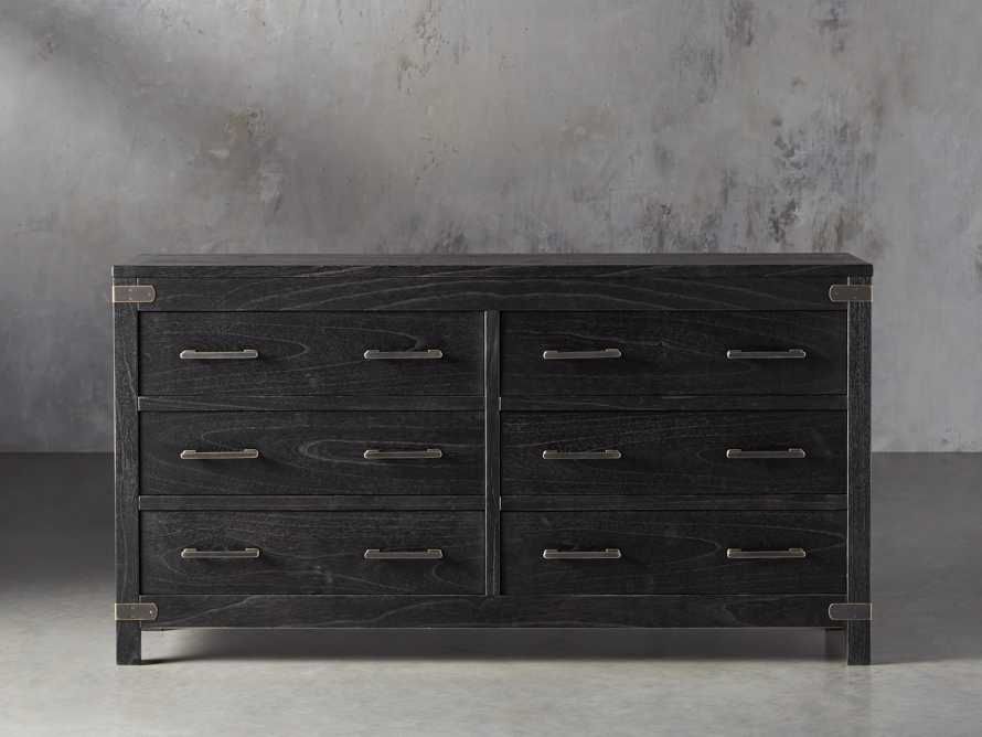 Tremont 6 Drawer Dresser In Dry Branch Black | Arhaus