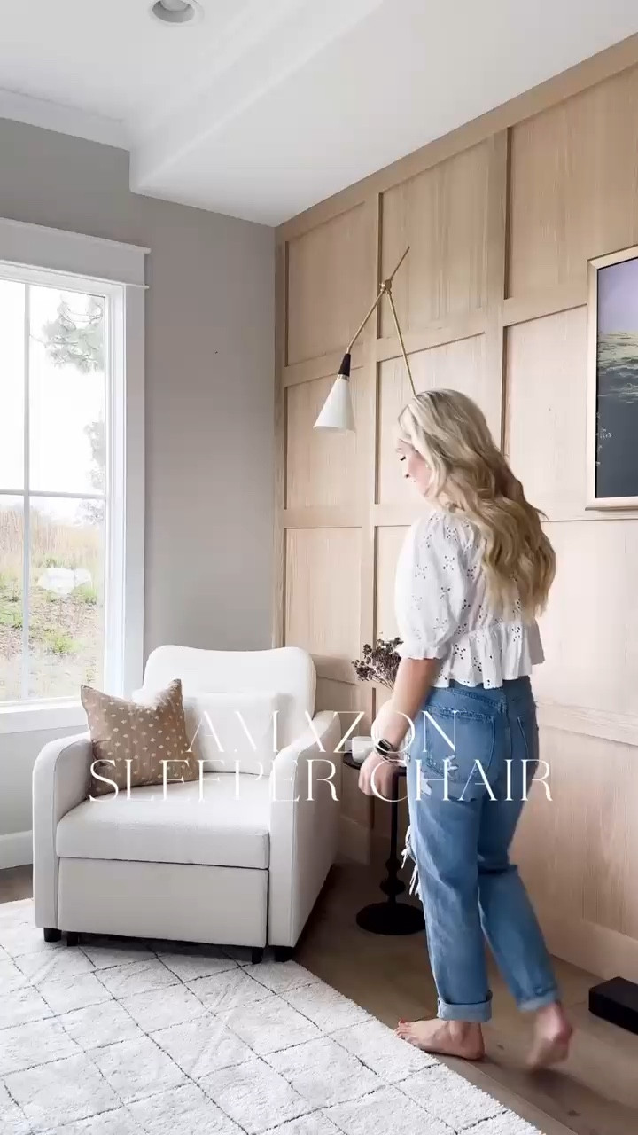 This sleeper chair is perfect for lounging or reading a good book!

Home  home finds  home favorites  trending home  modern home  neutral home  guest room  playroom  sleeper chair  furniture  ourpnwhome 

#LTKSeasonal #LTKVideo #LTKhome