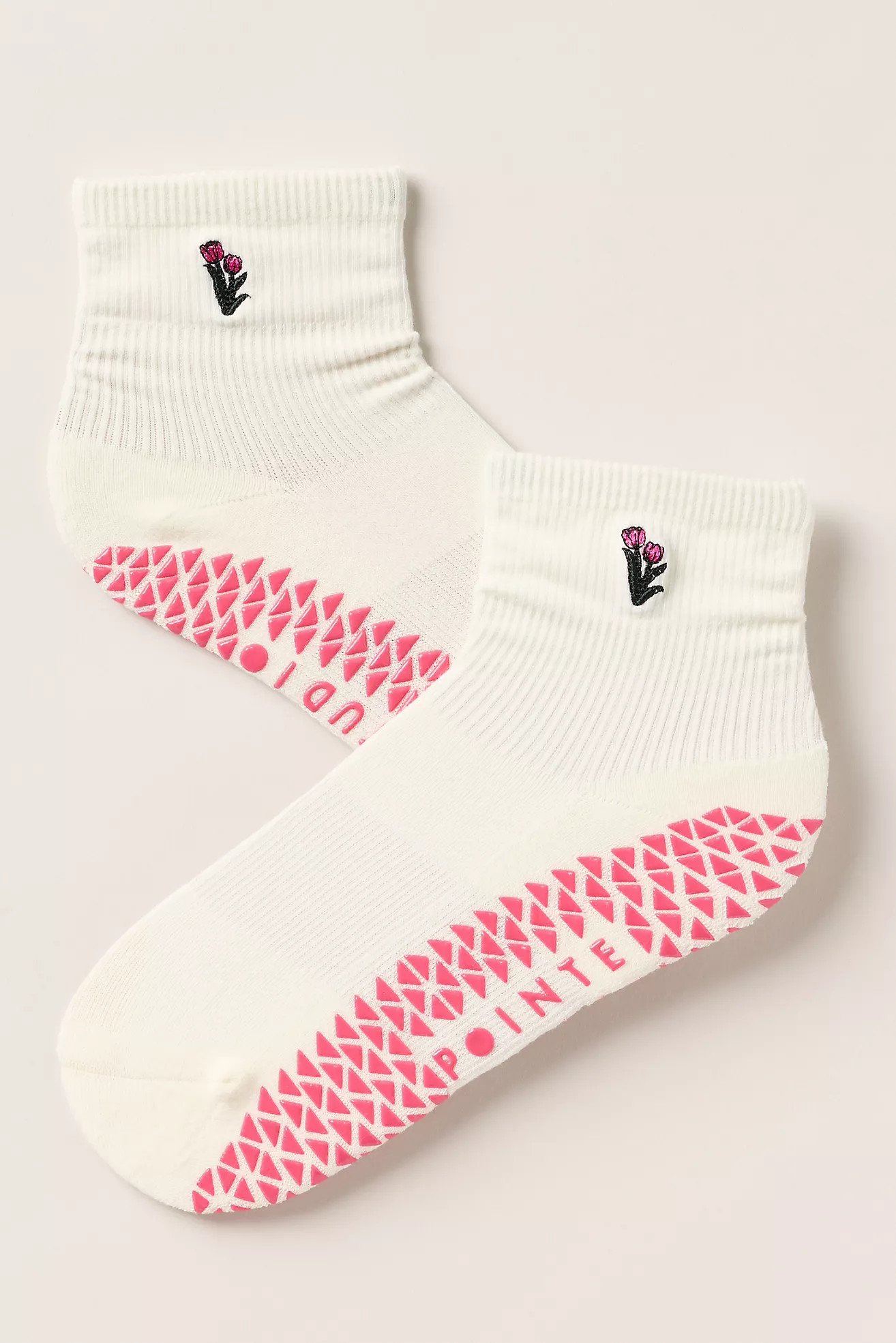 Pointe Studio Icon Ankle Grip Socks | Anthropologie (US)
