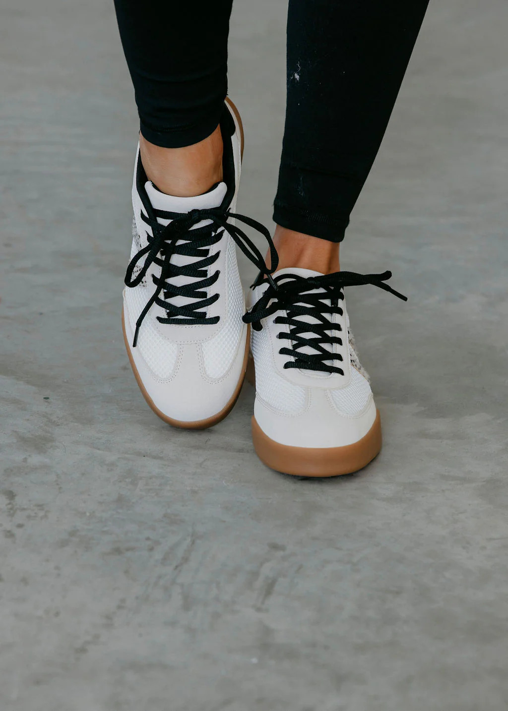 Let's Kick It Leopard Sneaker | Lauriebelles