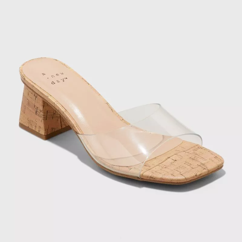 Clear hot sale mules target