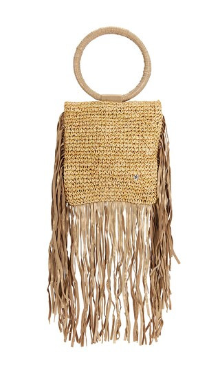 Modica Clutch in Natural & Gold | Revolve Clothing (Global)