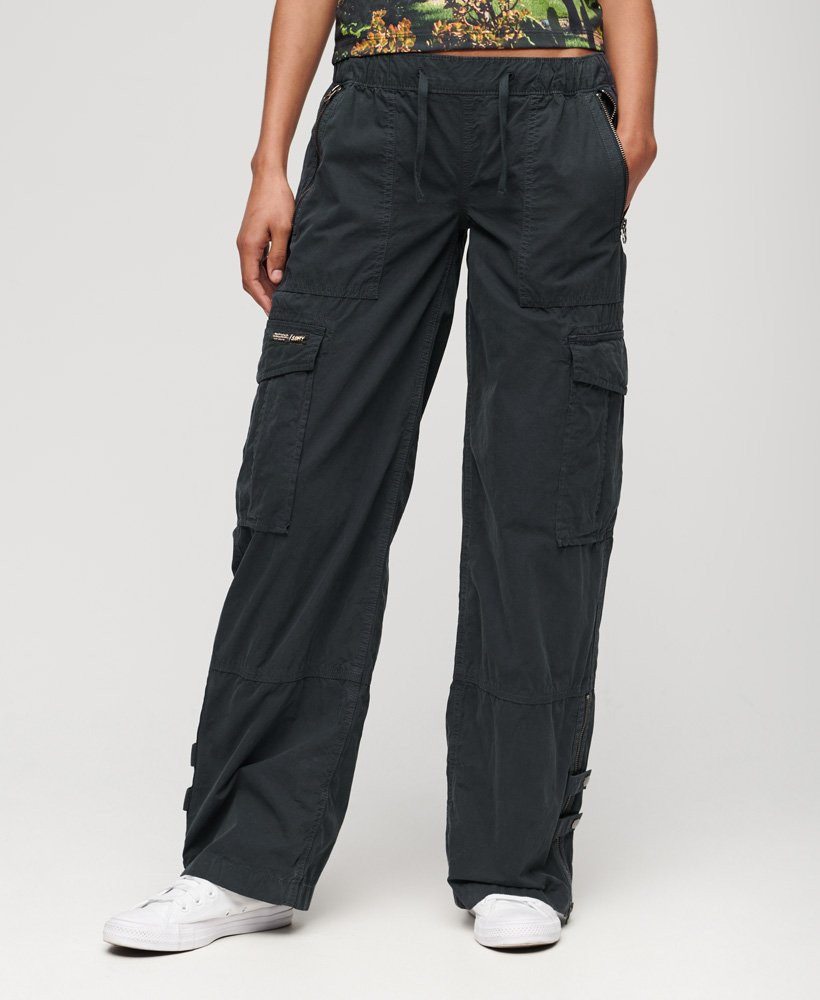Low Rise Wide Leg Cargo Pants | Superdry (UK)