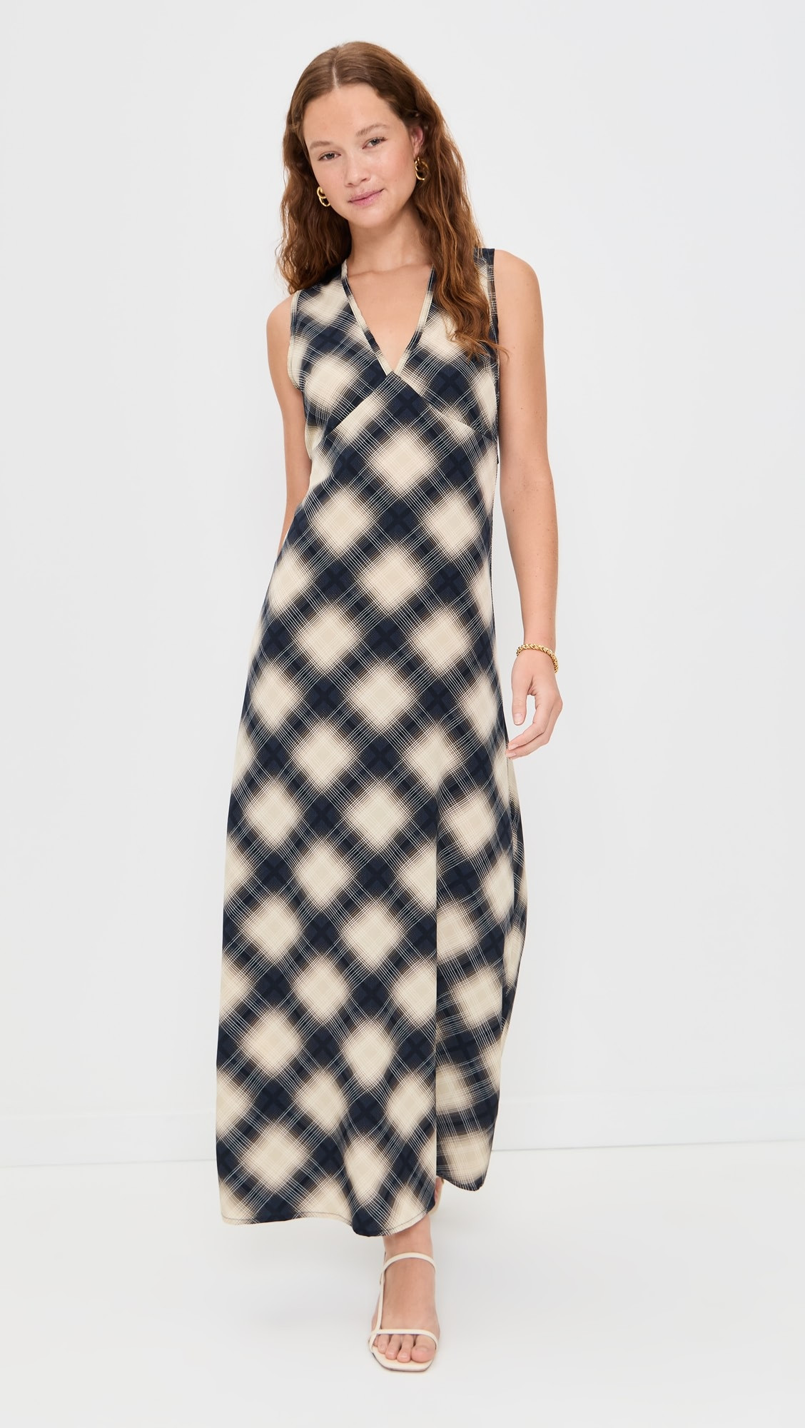 Plaid Printed Dress | Shopbop