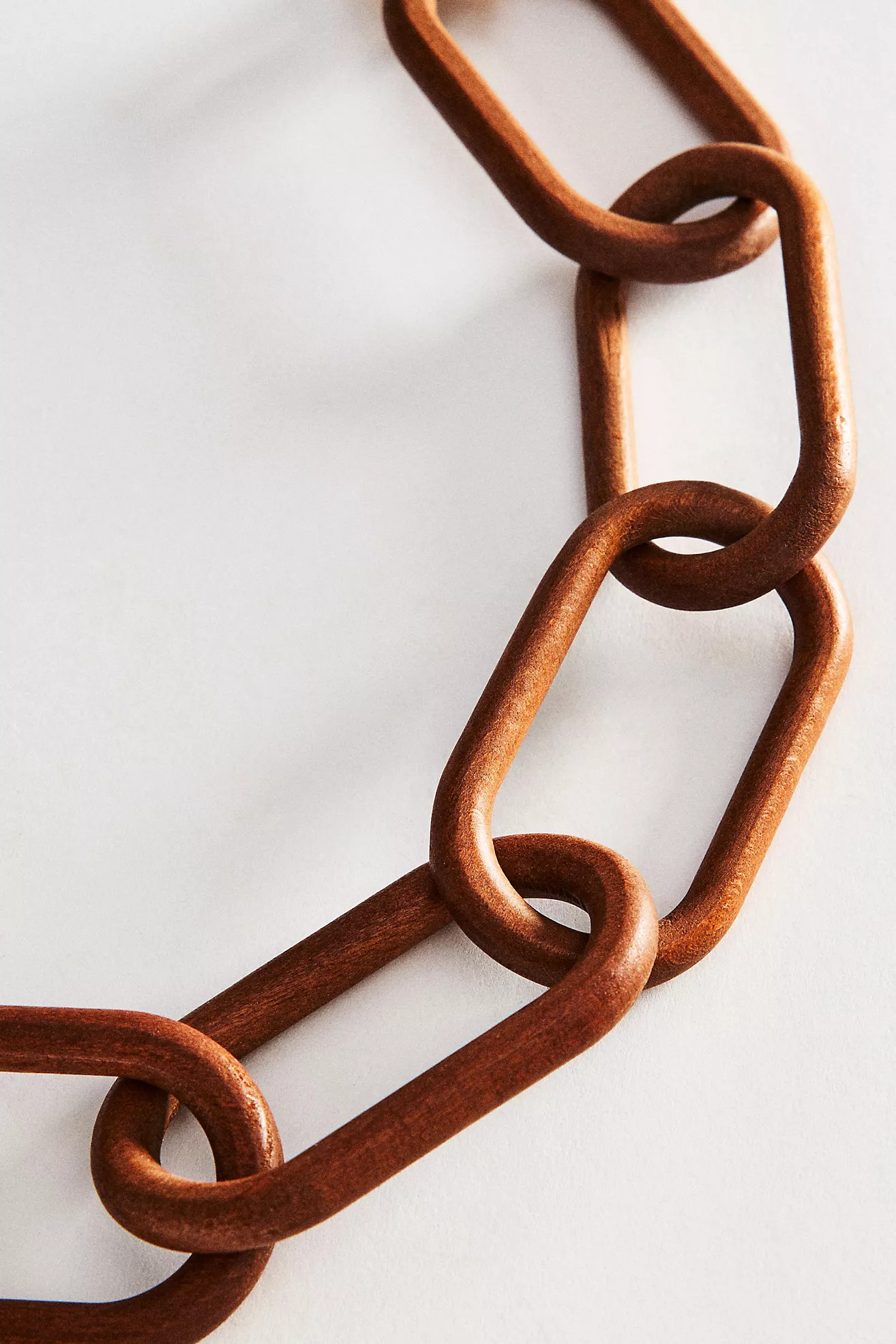 Chunky Wood Chain Necklace | Anthropologie (US)