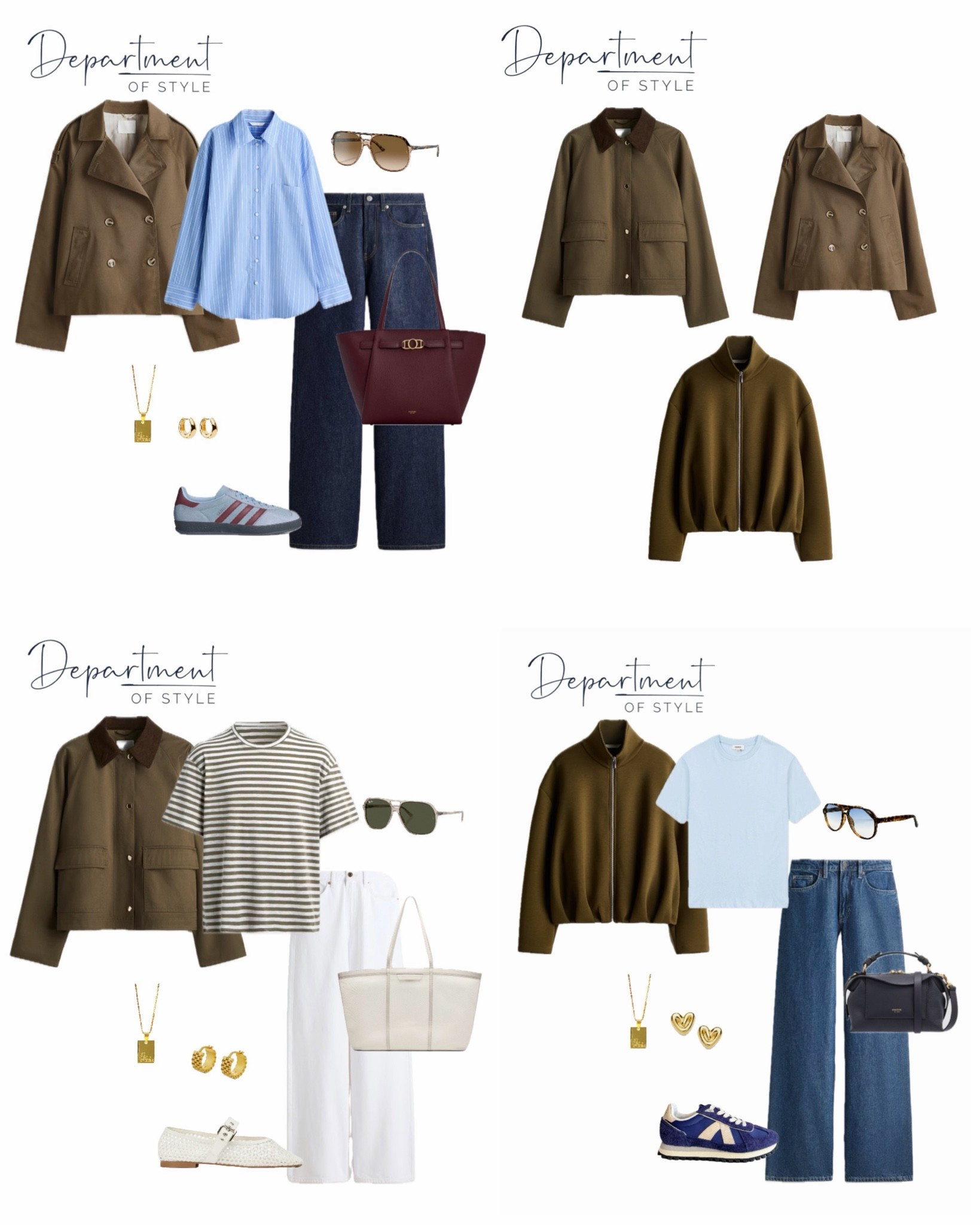 For relaxed everyday smart casual add a khaki jacket.