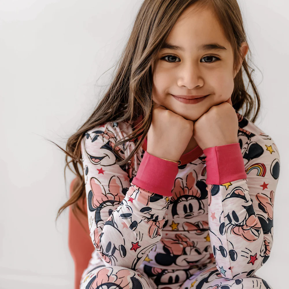 Disney Minnie Forever Two-Piece Pajama Set | Little Sleepies