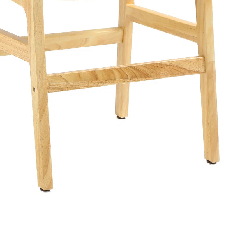 Mid Century Modern Faux Leather Short And Counter Stools (Set of 4) | Wayfair Professional