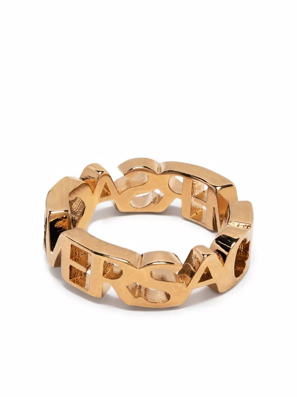 Versace Logo Letter Ring - Farfetch | Farfetch Global