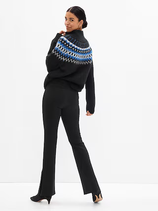 High Rise Ponte Split Flare Pants | Gap (US)