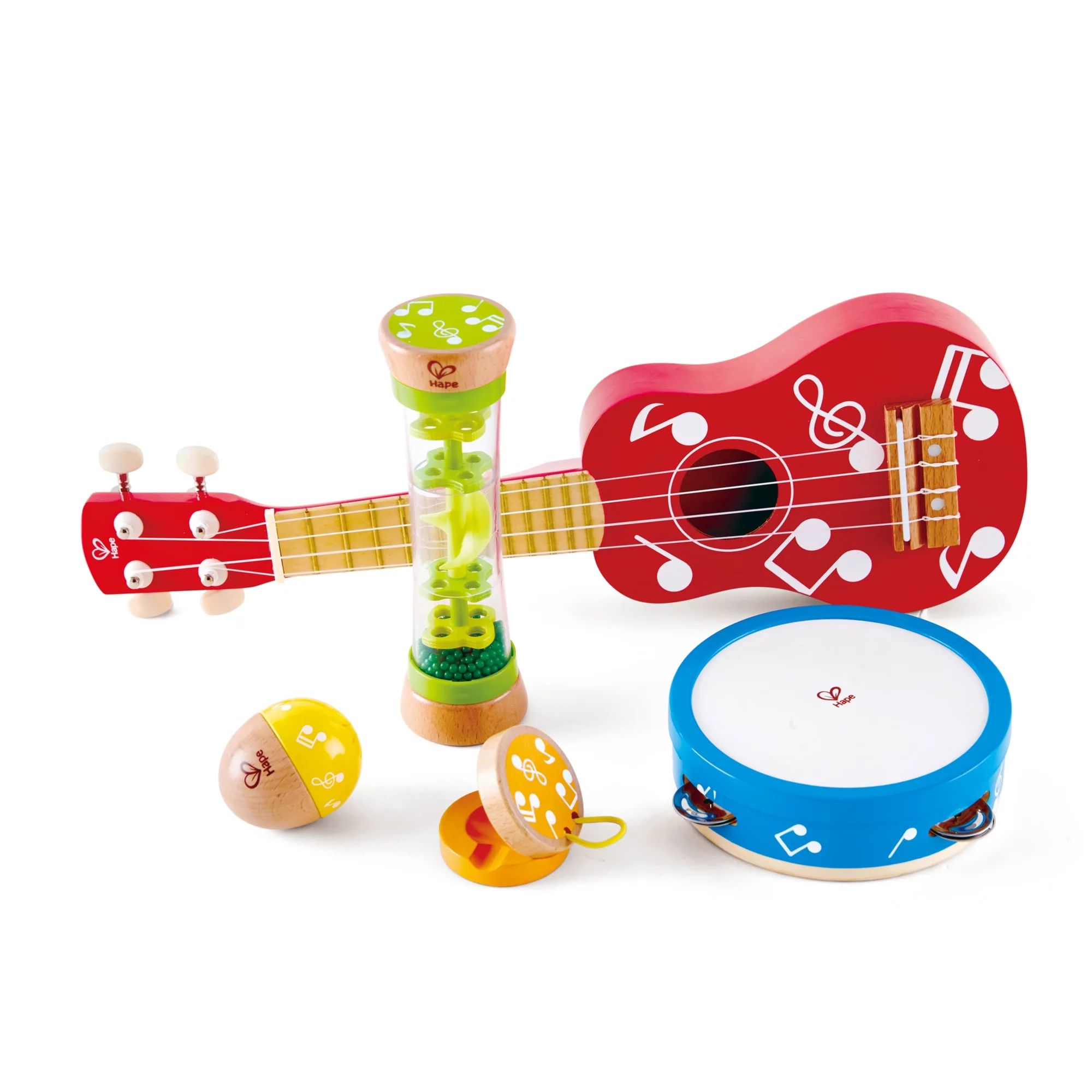 Hape Mini Band Wooden Instrument Set for Toddlers & Kids, 5 Pieces | Walmart (US)
