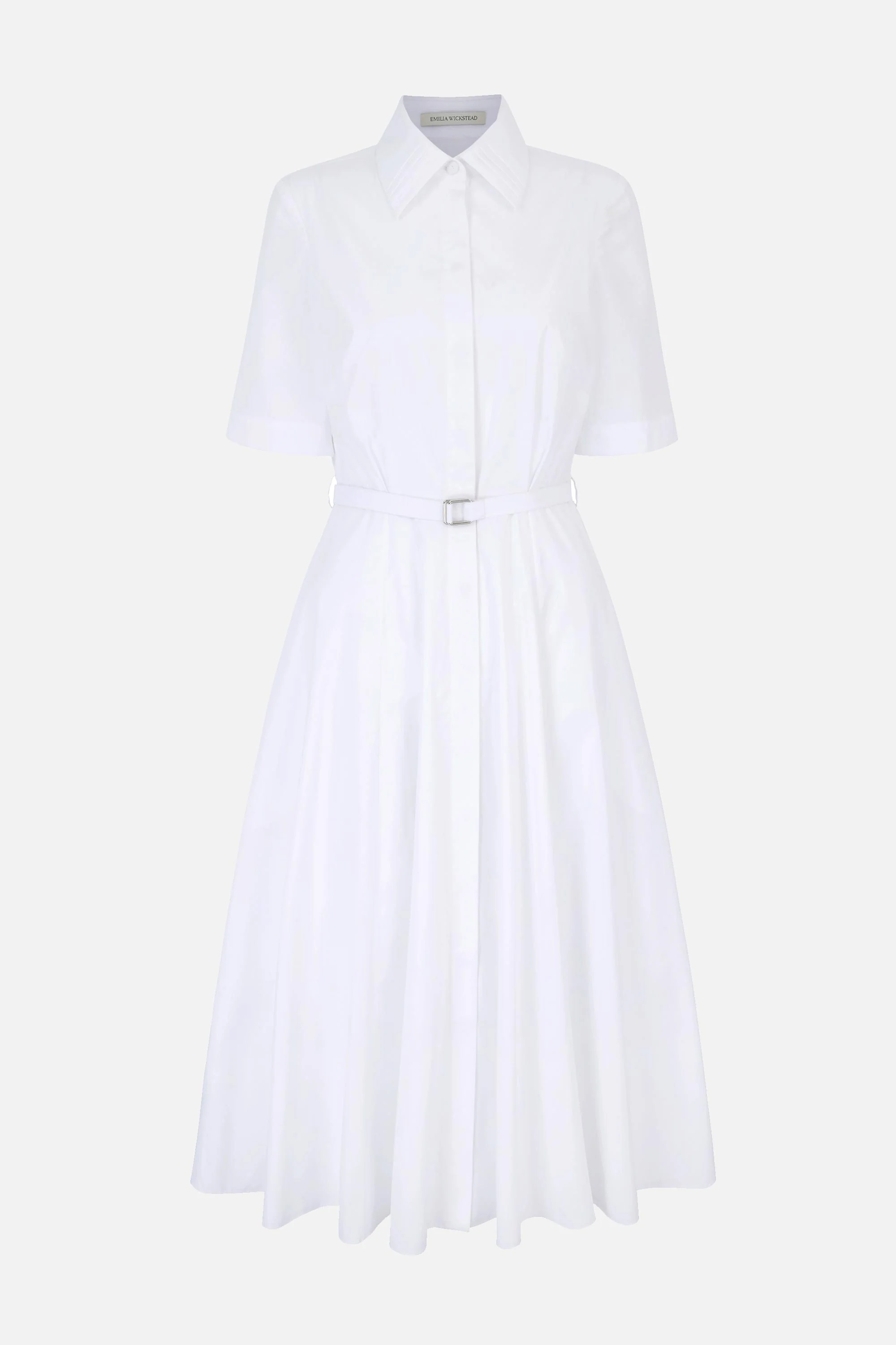 Rubie Dress In White Cotton | Emilia Wickstead