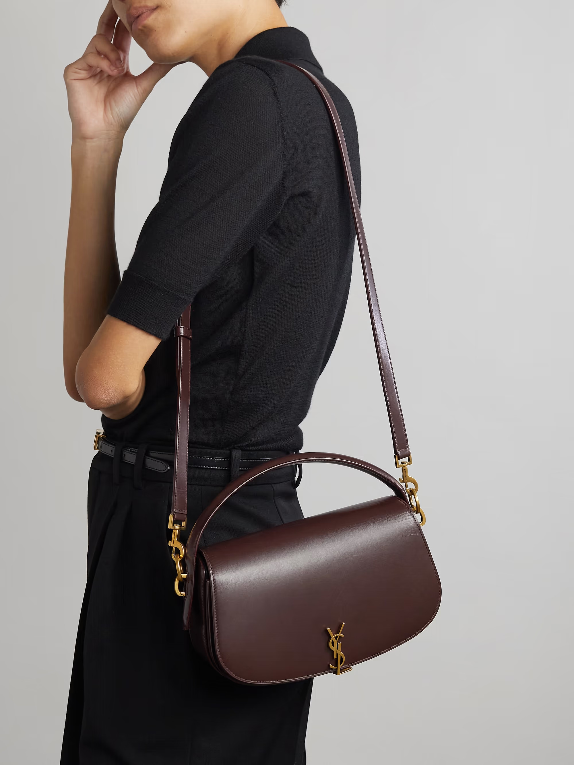 Voltaire embellished leather shoulder bag | NET-A-PORTER (US)