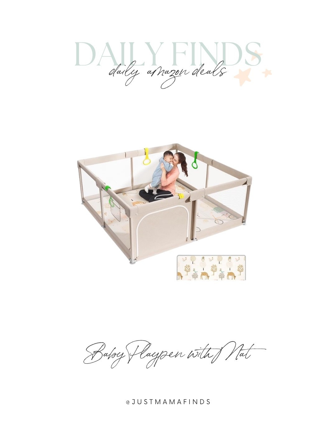 Baby play pen on Amazon daily deals! 

#LTKSaleAlert #LTKU #LTKBaby