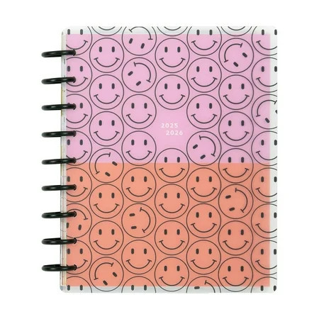 Happy Planner 2025-2026 Weekly Monthly Classic Planner, Sunny Smiles, 12 Month Disc Bound | Walmart (US)
