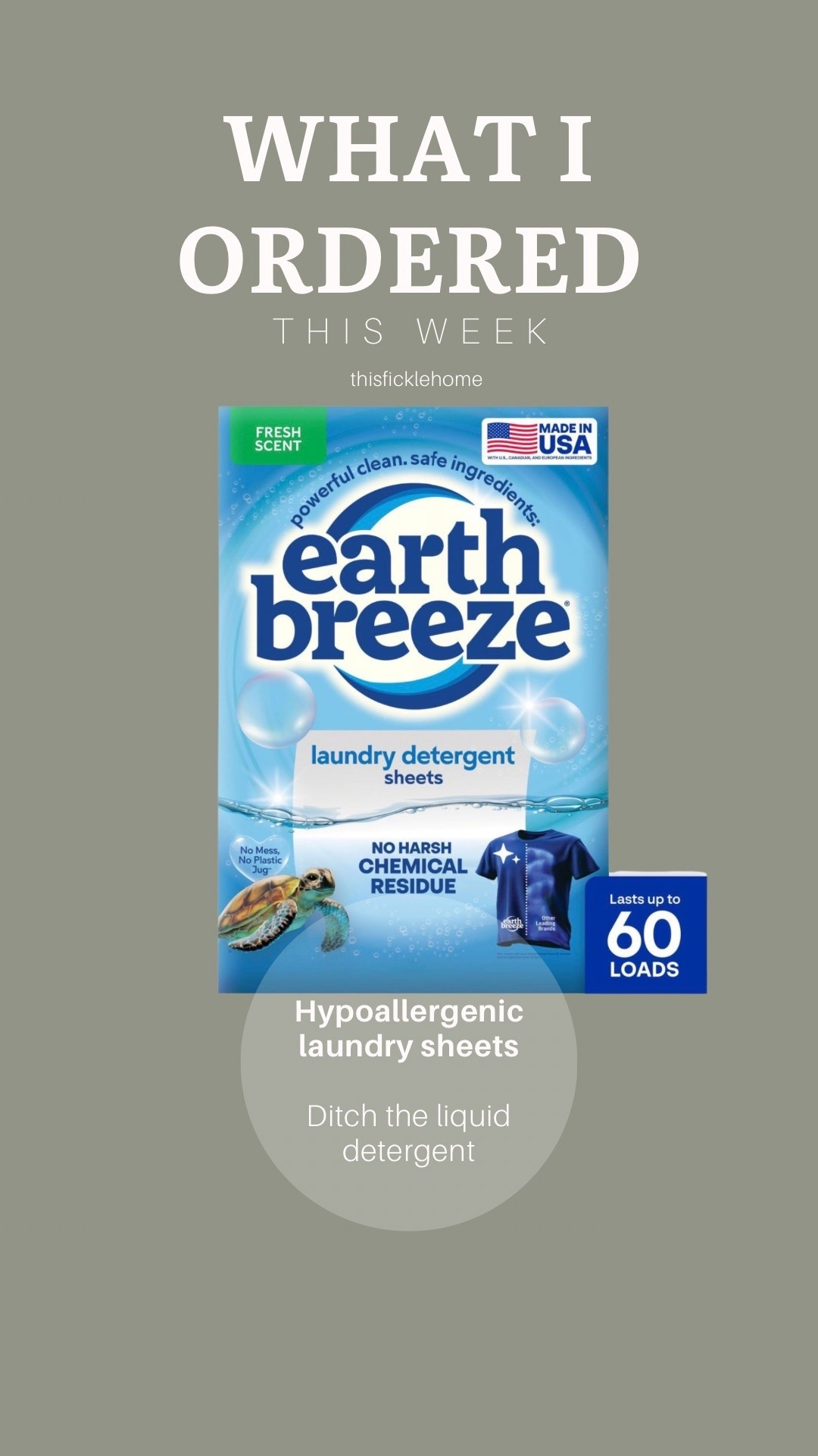 Laundry detergent sheets make laundry easier!

#LTKHome