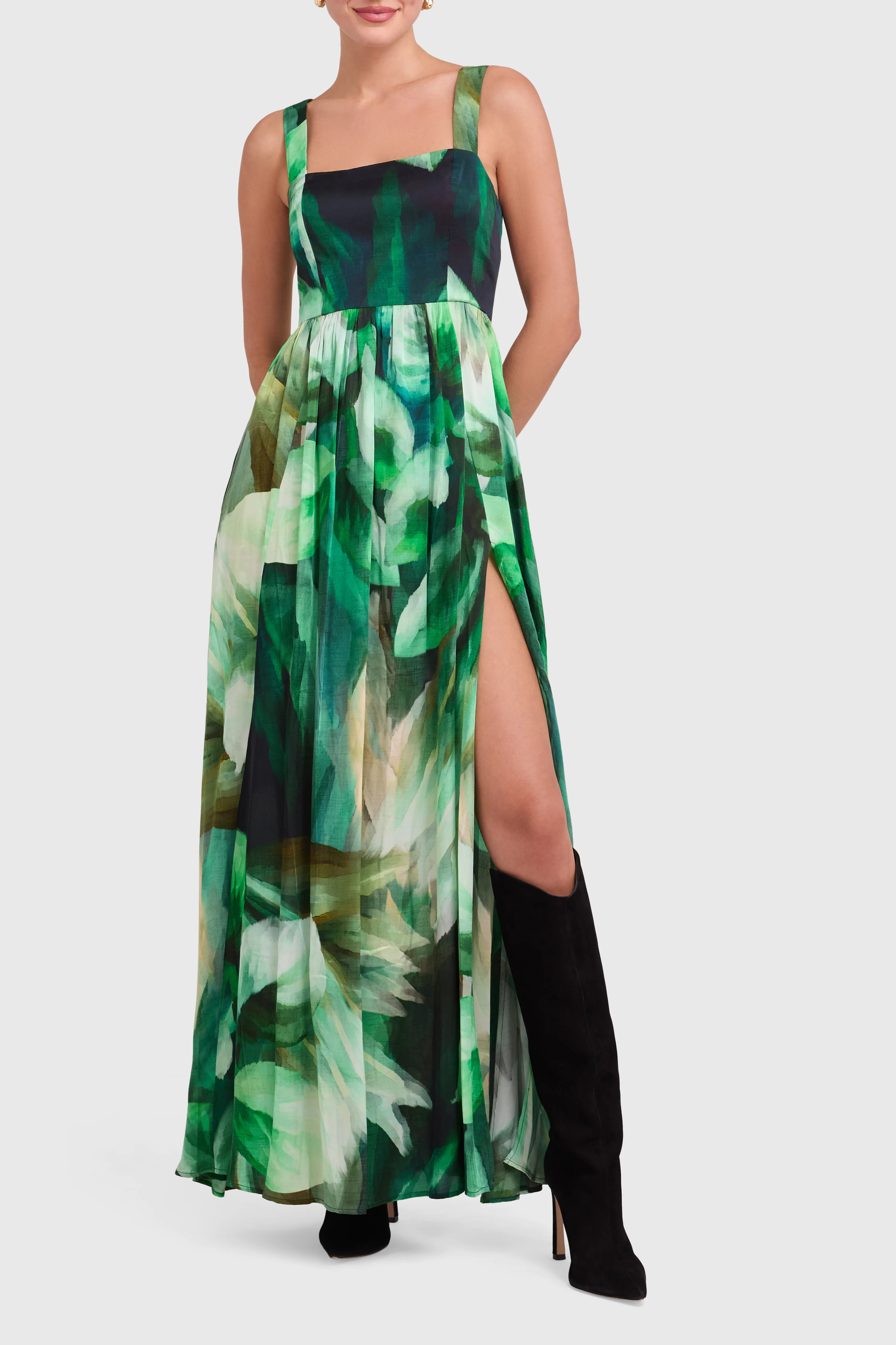 Florence Maxi Succulent Print / M | Amanda Uprichard