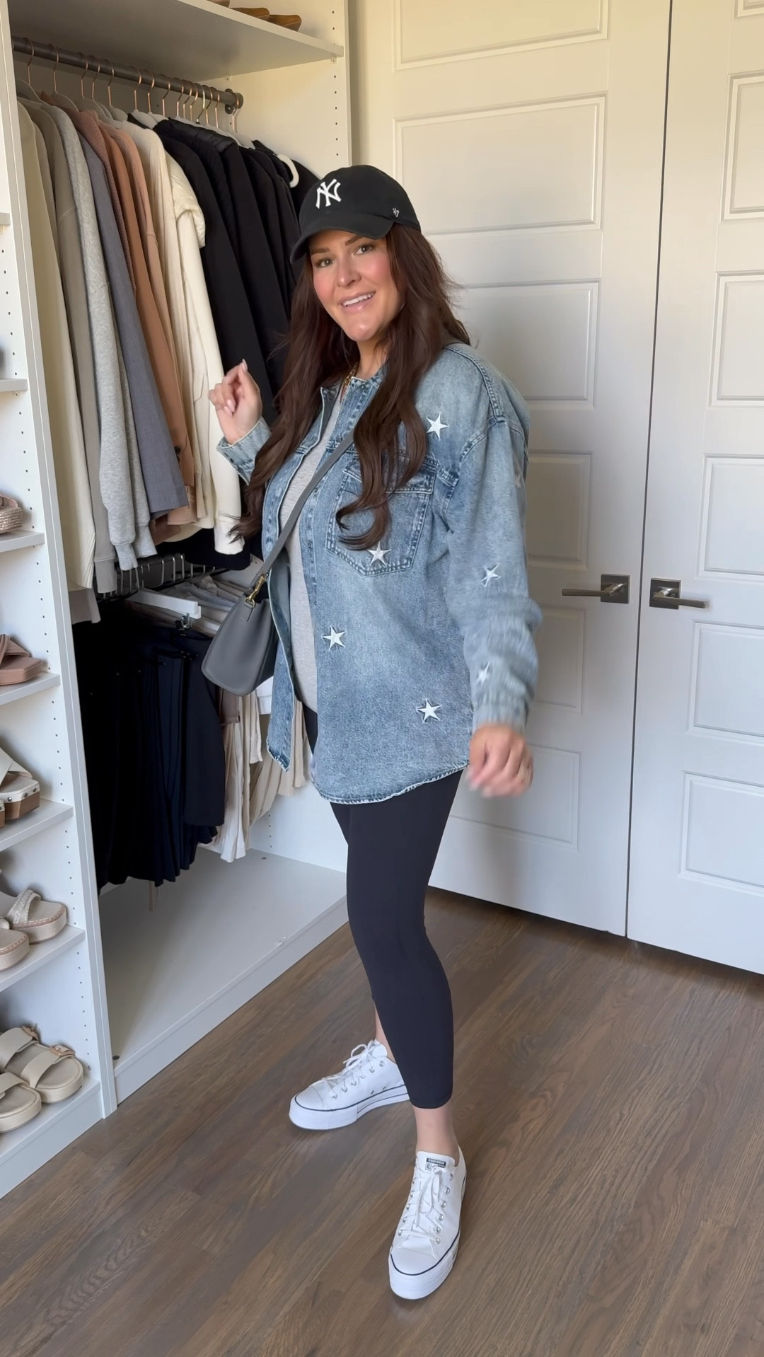 This star denim jacket is on MAJOR sale right now and so are these incredible leggings. Also linking the best biker shorts that you could also pair!

Jacket: XL (exchanged for Large)
Leggings: XL

Follow me @curvestocontour for more midsize XL/Size 14 outfits on @shop.LtK

#traveloutfit #midsize #loungewearchic #airportstyle #size14style #elevatedbasics #ltkxnsale #nsale #nsalefinds #nsaleshopping #momsofinstagram

midsize fashion, midsize style, mom style, casual fashion, running errands outfit, size 14, nordstrom sale, anniversary sale, nsale

#LTKSummerSales #LTKMidsize #LTKxNSale