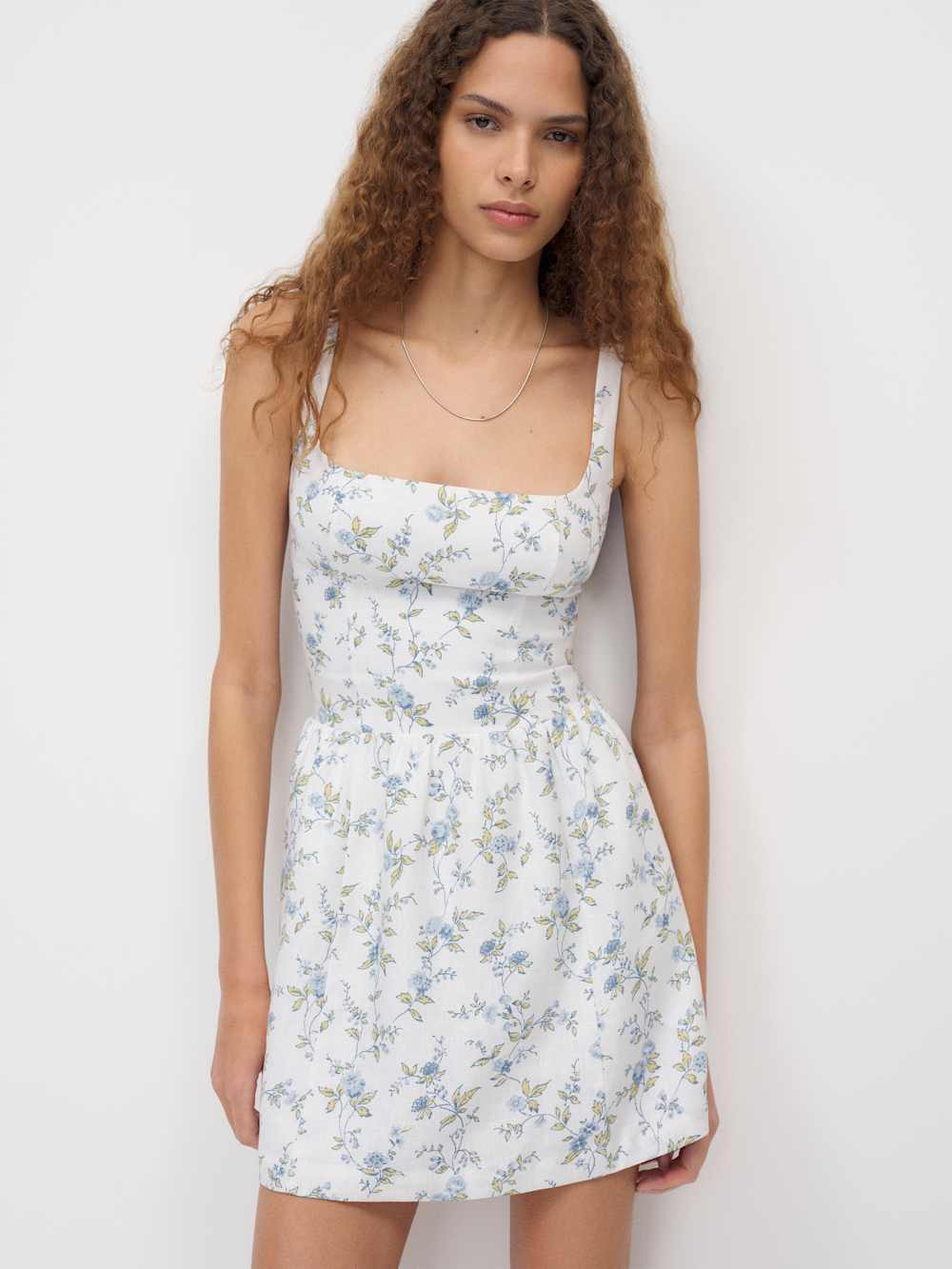 Janu Linen Mini Dress | Reformation (Global)