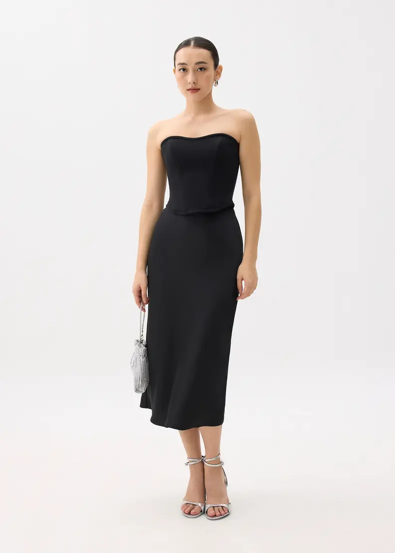 Arii Elastic Satin Bias Cut Midaxi Skirt | Love, Bonito USA