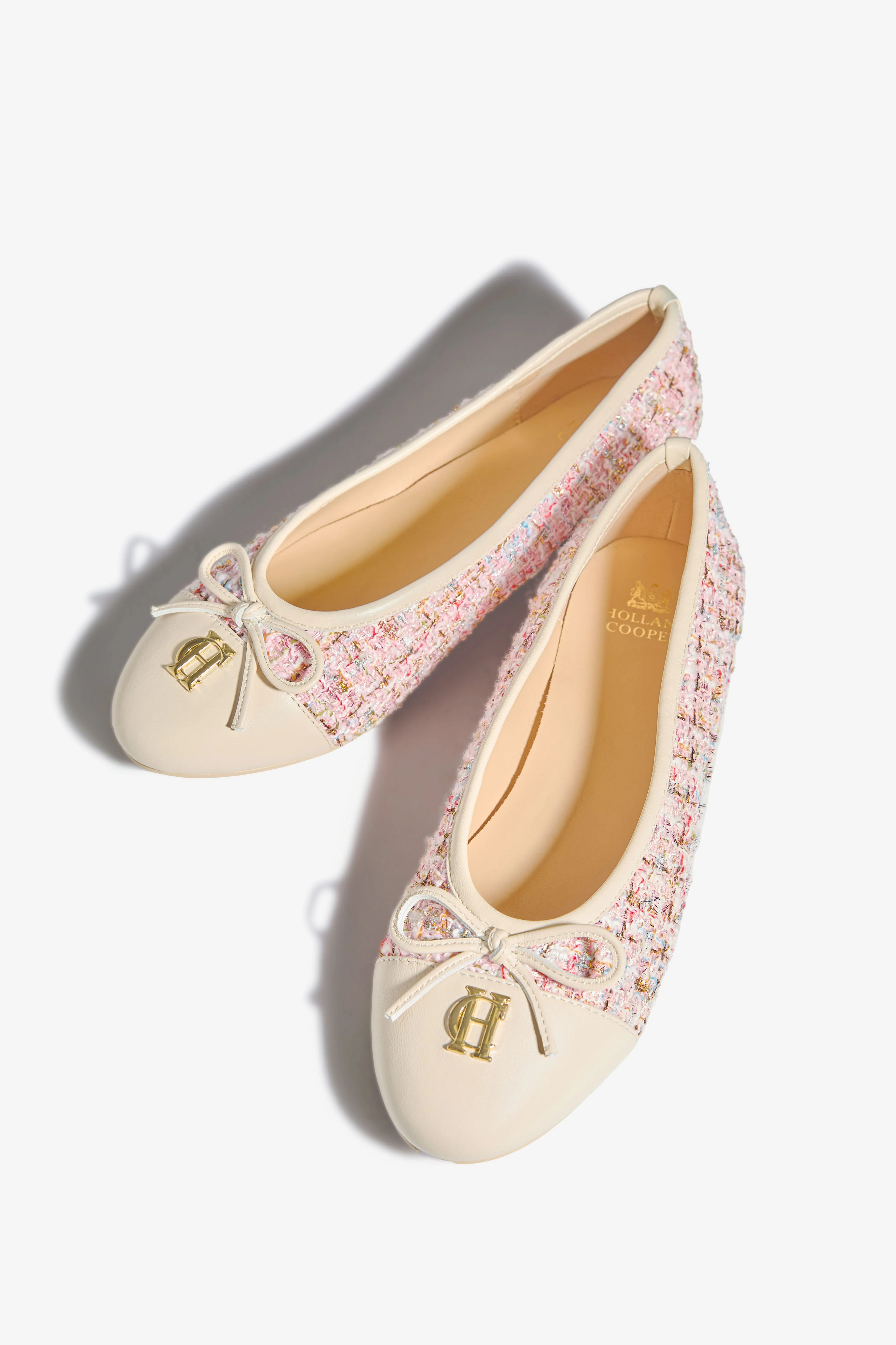 Ballet Shoe (Pink Sparkle Boucle) | Holland Cooper
