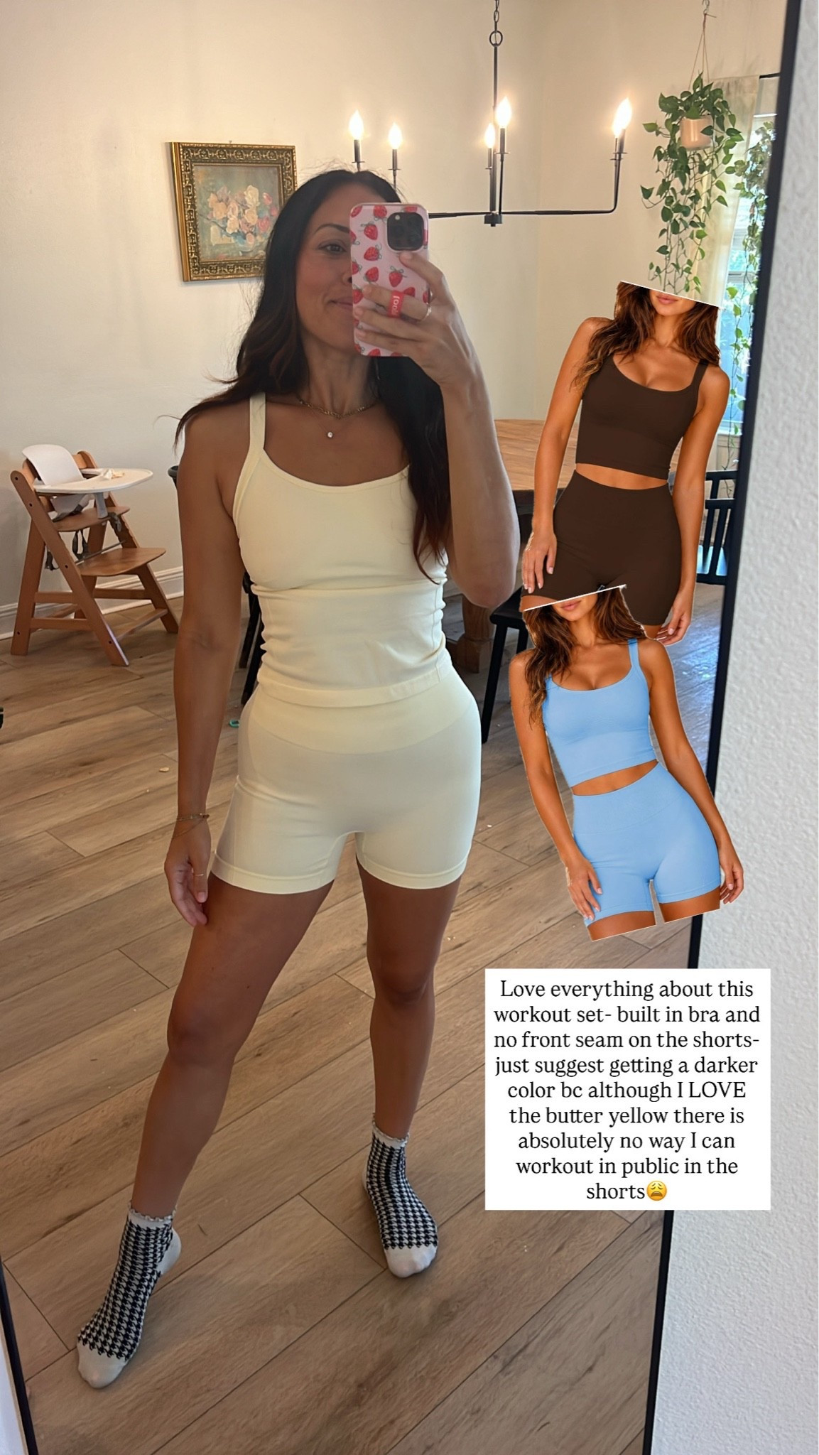 Wearing a medium