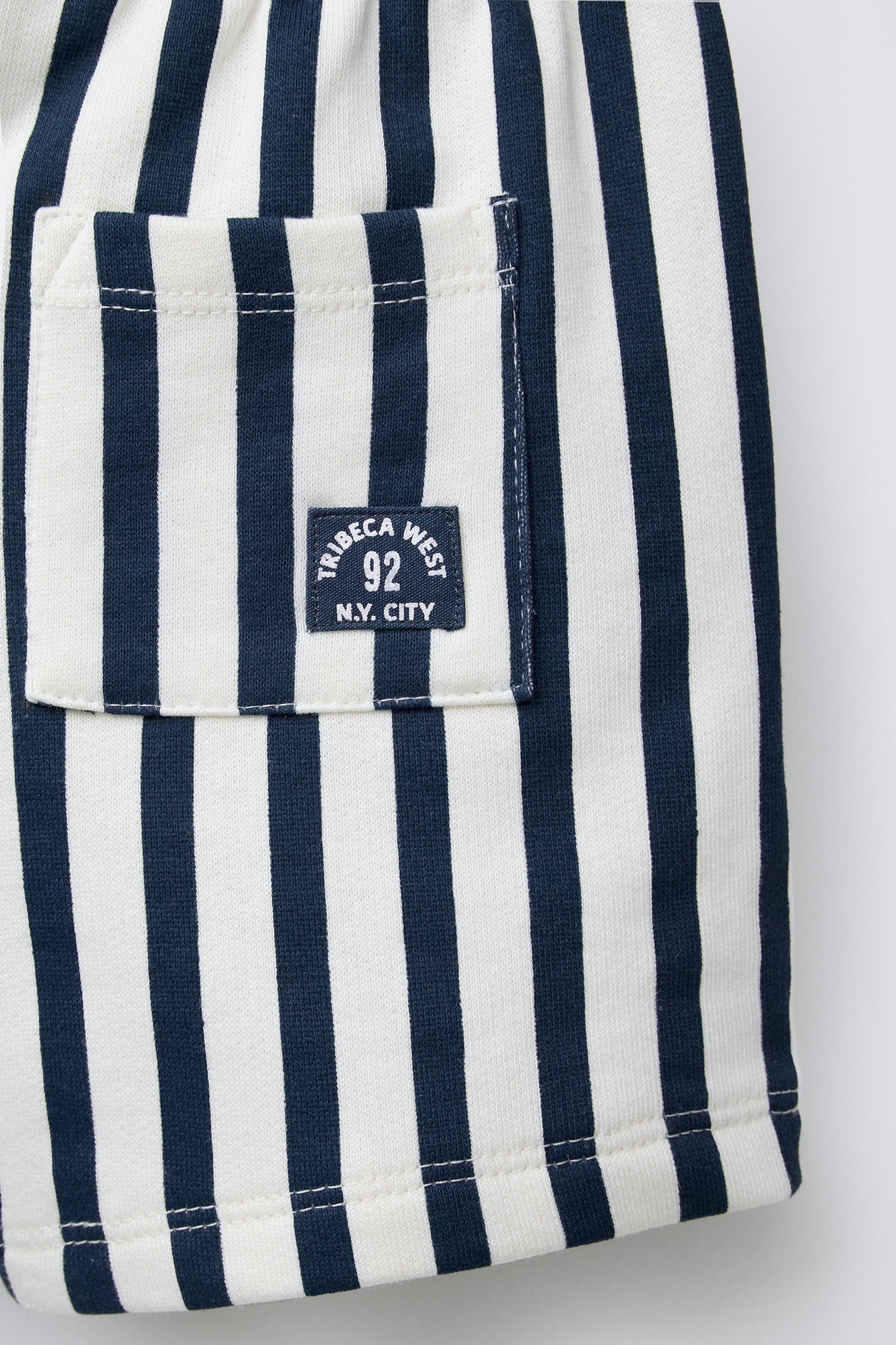 Plush Bermuda shorts with an elastic waistband and adjustable drawstrings. Front pockets and a pa... | Zara UK