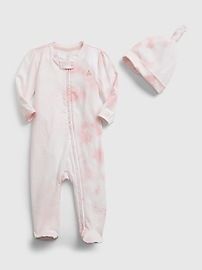 Baby 100% Organic Cotton First Favorite Tie-Dye One-Piece Set | Gap (US)