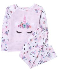 Girls Long Sleeve Unicorn Pajamas | The Children's Place | The Children's Place