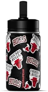 Hydrapeak x NBA Officially Licensed Chicago Bulls 14oz Mini Kids Water Bottle with Straw Lid and ... | Amazon (US)