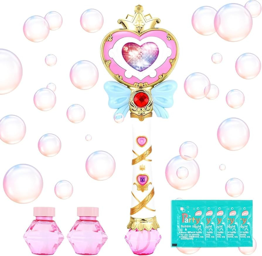 Automatic Bubble Wand for Toddler Kid Princess Toy Age 1 2 3 4 5 6 7 8 1yr Year Old Little Girl G... | Amazon (US)