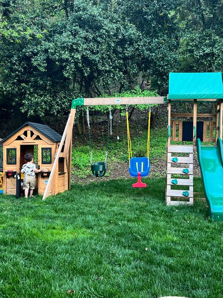 Playground set and house! Comes separately. Perfect for backyard play.

#LTKFamily #LTKKids #LTKBaby
