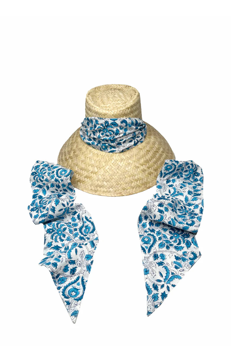 Hat Scarf | Cerulean/Sea Larkspur | SUE SARTOR