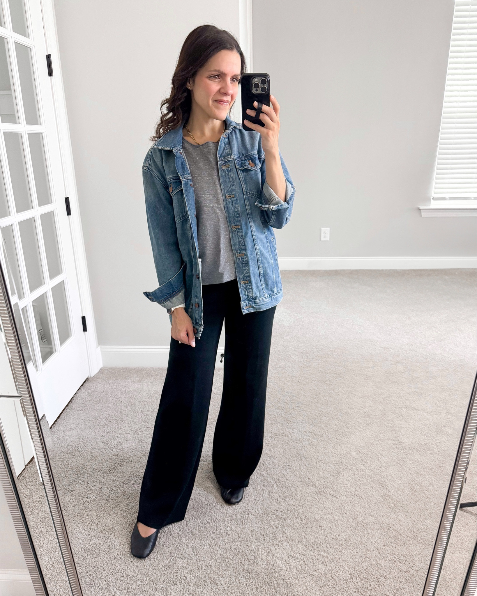 What I wore | March Monthly planner look: I used today’s planner look for inspo! 

Denim jacket: Madewell, linked similar
Tee: Madewell, linked similar 
Pant: J.Crew, XS
Flats: Reformation, tts

#springoutfit #ootd #whatiwore #closetbasics #styleguide #springskirt #easyoutfit

#LTKStyleTip
