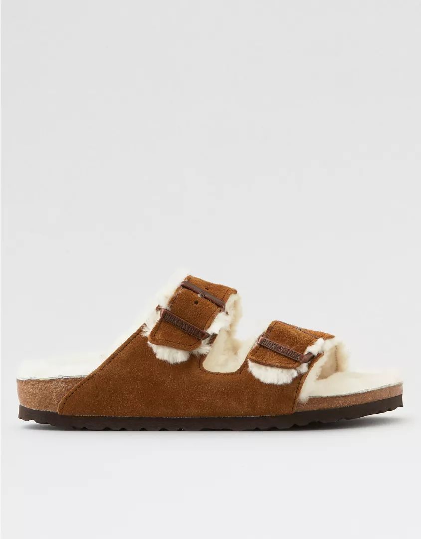 Birkenstock Women's Arizona Shearling Sandal | American Eagle Outfitters (US & CA)