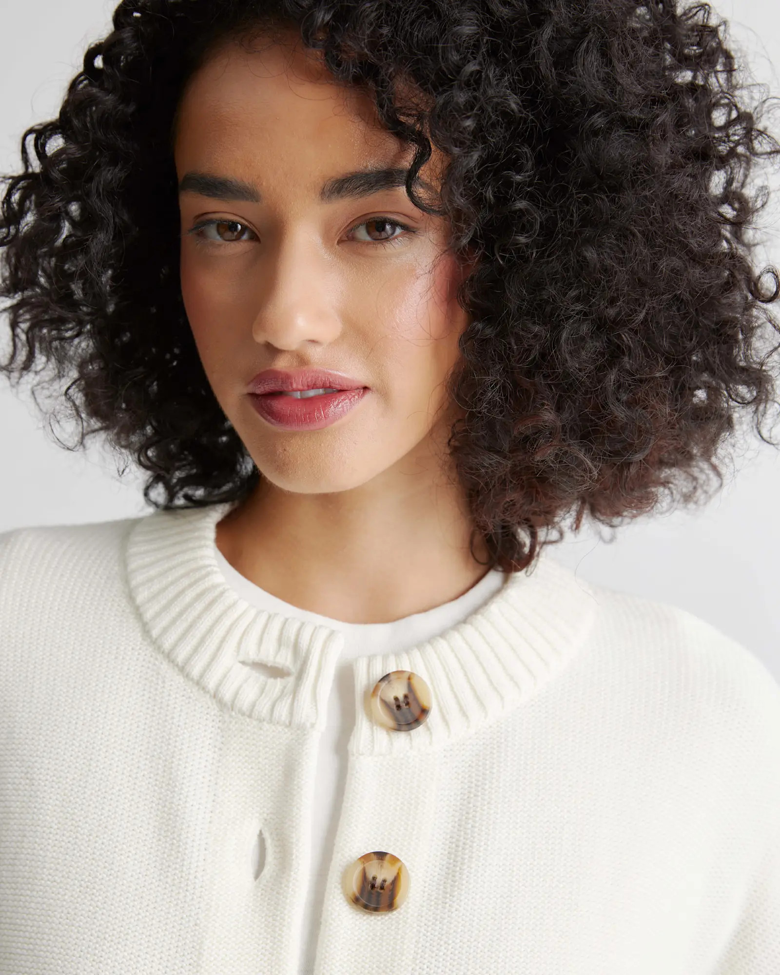 100% Organic Cotton Cropped Cardigan | Quince