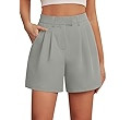 Feiersi Womens Casual Elastic Waist Wide Leg Suit Tailored Shorts Summer Dressy Work Shorts with ... | Amazon (US)