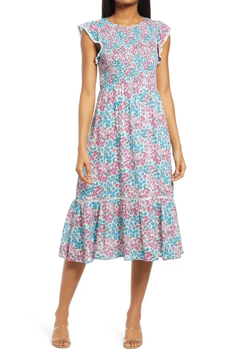 Blossom & Bloom Floral Smocked Dress | Nordstrom